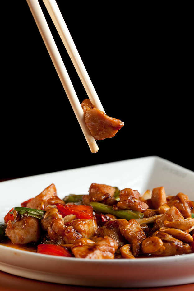 Kung Pao Chicken, a Chinese food special at Cafe Deco Macau