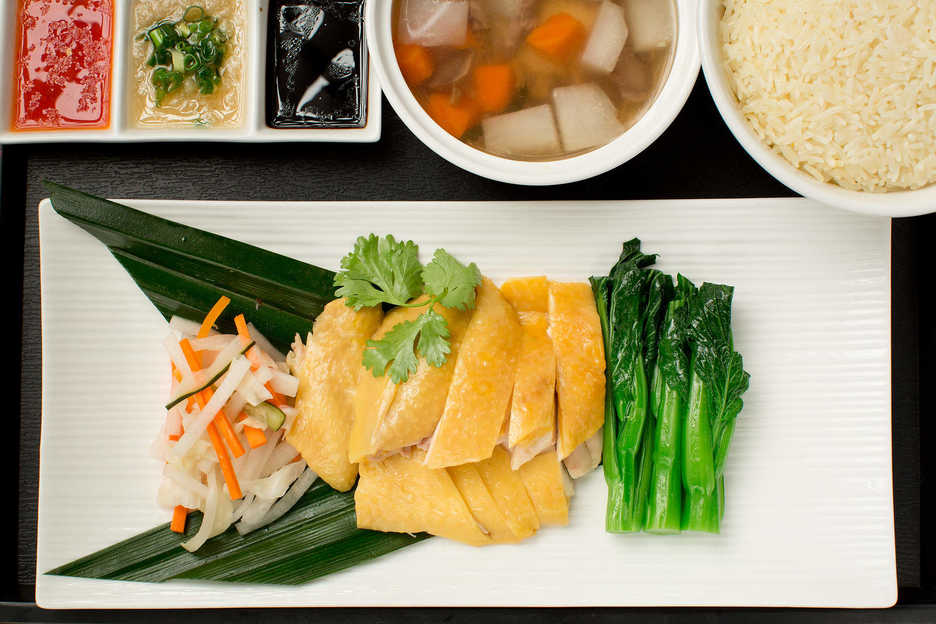 Hainan Chicken photographed for Cafe Deco Macau