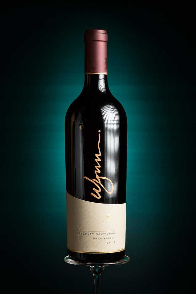 2010 bottle of Wynn house brand wine from Napa Valley 